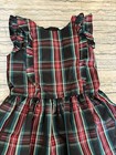 Gap Kids Girls Ruffle Plaid Taffeta Dress Size L 10-11 — photo 2
