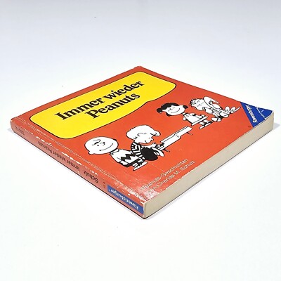  1970 Ravensburger paperback ALWAYS PEANUTS German Charlie Brown Snoopy