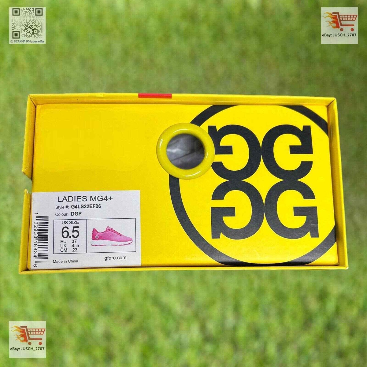 G/FORE GFORE MG4+ Limited Solid Golf Shoe Sneaker ⛳️ LADIES 6.5