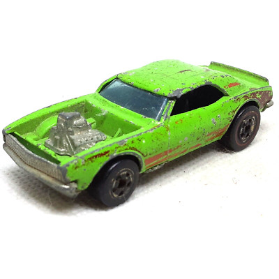 Hot Wheels Redline Heavy Chevy 1969 Flying Colors Alternate Green Hong Kong
