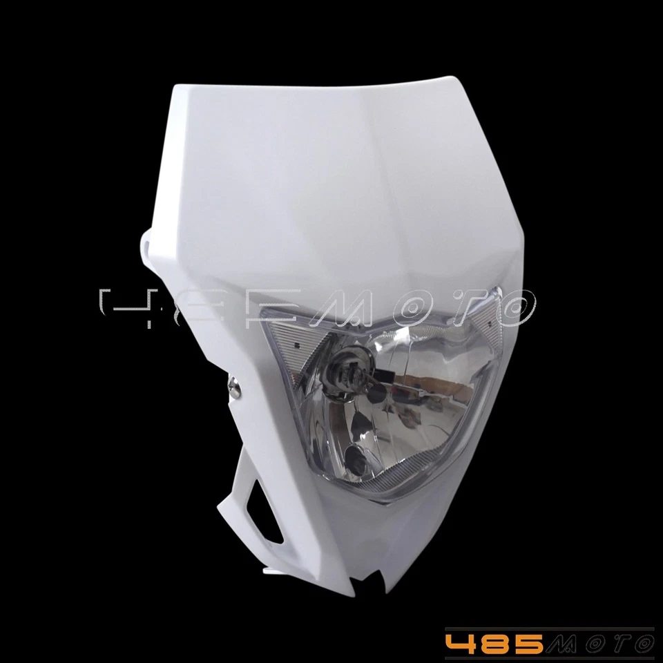 Luz de faro universal Supermoto para Yamaha WR250 WR450 YZ250 YZ450 Foto 3 de 4