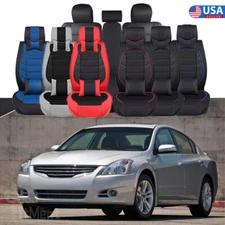 For Nissan Altima 2000-2019 Car Seat Covers Full Set PU Leather 2/5-Seat Cushion