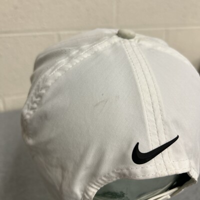 Nike Hat Golf Cap Aerobill Pro Perform White PGA Tiger Woods