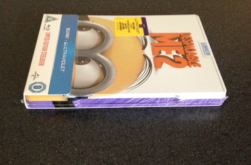 DESPICABLE ME 2 Blu-Ray SteelBook Zavvi UK Exclusive Region Free New OOP & Rare! - Picture 6 of 9