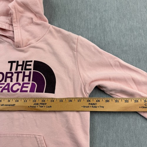 The North Face Hoodie Youth Girls Large 14/16 Pink Pullover Sweatshirt Fleece - Picture 6 of 10