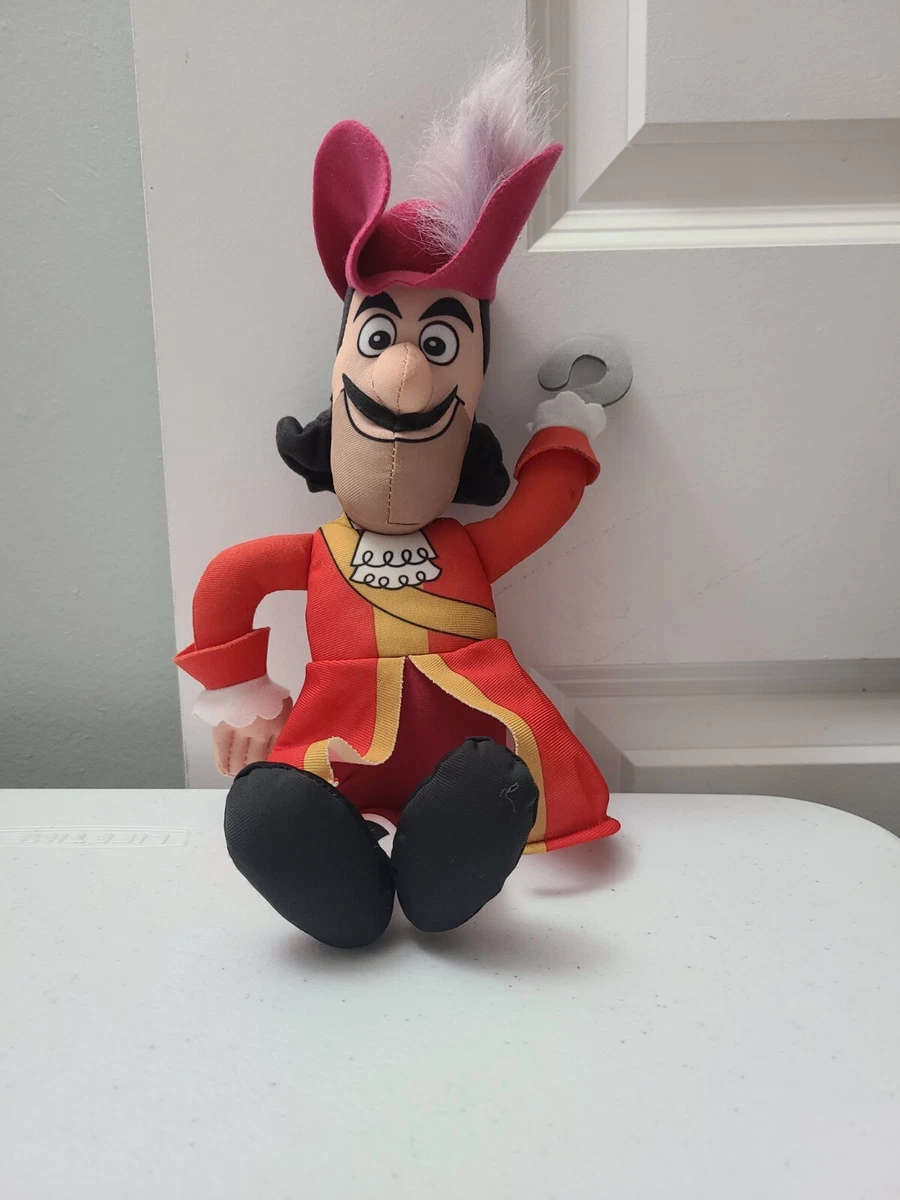 Mattel Fisher Price Disney Peter Pan Captain Hook Talking Plush Doll Toy