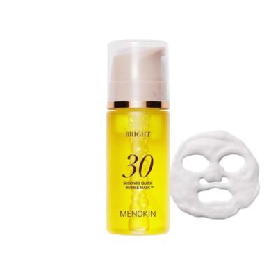 MENOKIN Bright 30 Seconds Quick Bubble Mask 95ml - FREE SHIPPING