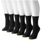 Women's GOLDTOE ® Ultra Soft Crew Socks 6 pair womens shoe size 6-9