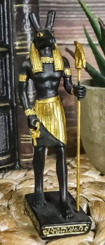 Egyptian God Of Chaos And Desert Seth Dollhouse Miniature Statue Gods Of Egypt
