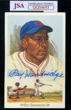 Ray Dandridge JSA Coa Signed Perez Steele Celebration Autograph