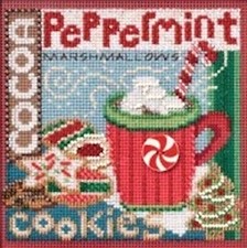 Counted Cross Stitch Kit  Mill Hill 2012 Winter Series Santa's Treat MH14-2306