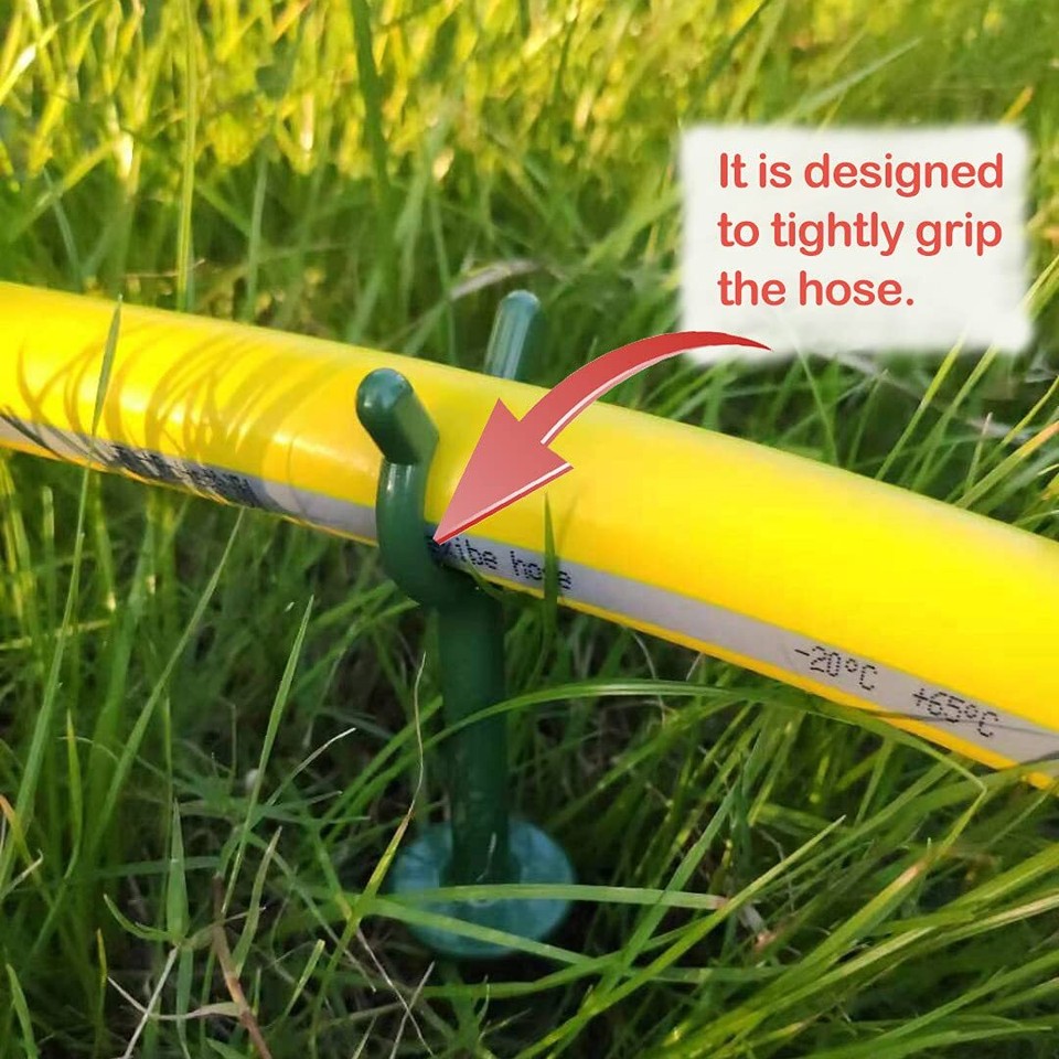 Garden Hose Guide Stake Hose Holder Lawn Saver Hose Support Set of 10