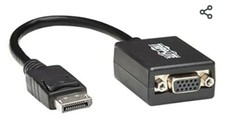 Tripp Lite DisplayPort to VGA Video Adapter, DP to VGA Video Converter,...