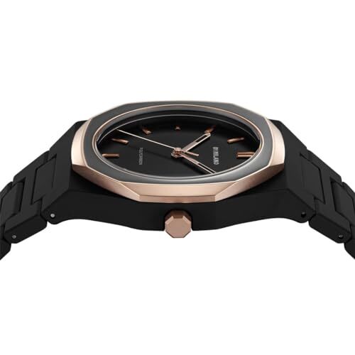 D1 MILANO Watch Men's PCBJ35 Polycarbonate Black Enamel 40.5mm | eBay