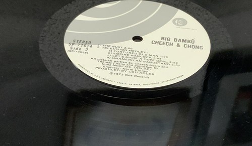 CHEECH AND CHONG 1972 BIG BAMBU ORIGINAL VINYL LP SP 77014 No Rolling Paper ๐ - Picture 6 of 7