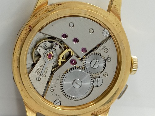 Vintage FLEURIER BRAILLE Watch For The Blind Gold Plated G20 cal. 196 Unitas 199 - Picture 20 of 23