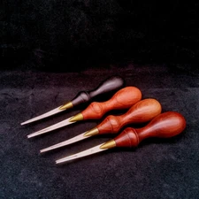Professional Leather craft wooden handle Edge Bevelers keen skiving Tools Diy