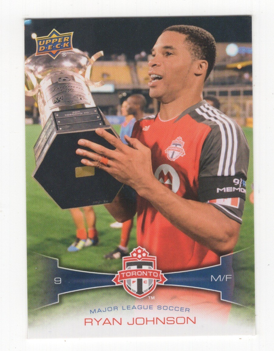 2012 UPPER DECK MLS SOCCER RYAN JOHNSON - TORONTO FC #146