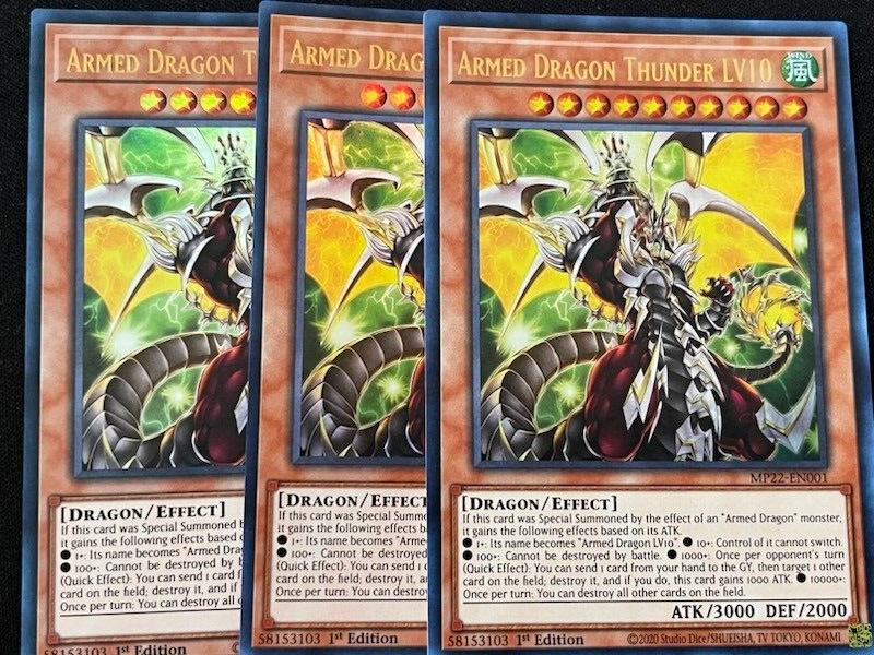 YUGIOH ARMED DRAGON DECK LV- THUNDER- WHITE- FLASH- RITUAL- TYRANT- WIND NM  | eBay