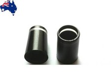 12pcs .355 /.370 Golf Iron Ferrule Ferrules -Black One Clear Ring 19.5mm x12.5mm