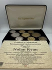 Nolan Ryan Monumental Achievements Proof Set W/7 Troy Ounces Of .999 Fine Silver