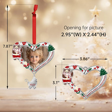 Baby's First Christmas Ornament 2025   Babys First Christmas Photo Ornament 2...