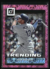 Max Muncy Pink Fireworks 2022 Donruss Los Angeles Dodgers