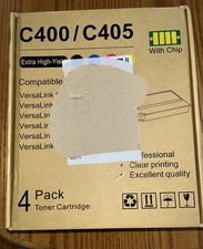 VersaLink C400/C405 Extra High-Yield Toner Cartridge 4 Pk, Blck Cyan Magenta Yel