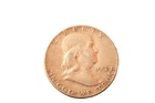 1952 Benjamin Franklin Silver Half Dollar No Mark