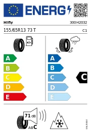 2x Hifly WIN-Turi 212 3PMSF 155/65 R13 73T Winterreifen - Bild 3 von 3
