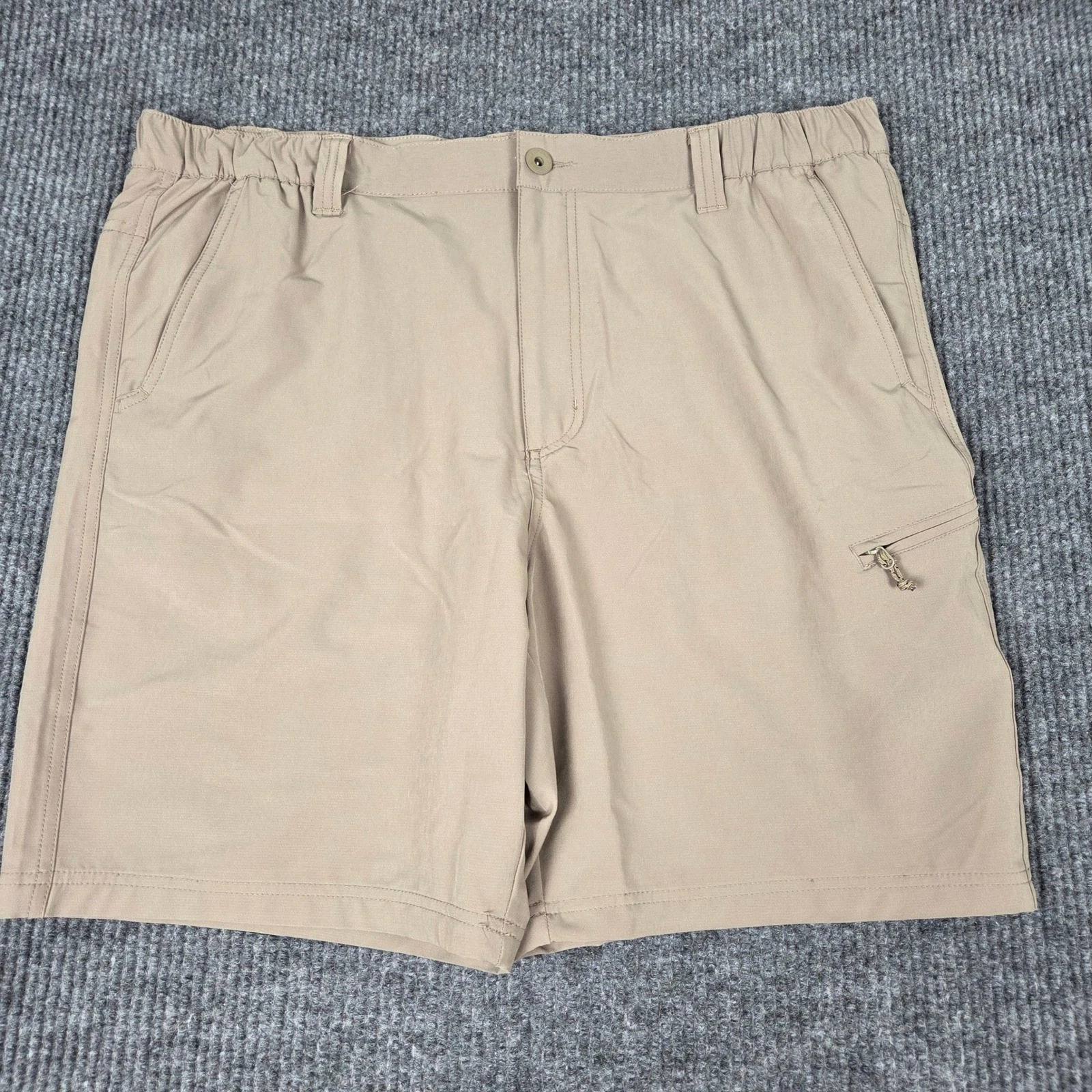 Weatherproof Vintage Mens Tan Stretch Utility Hiking Shorts Size 38 1870439