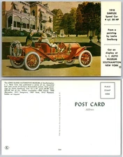 1910 Simplex Speed Car Postcard