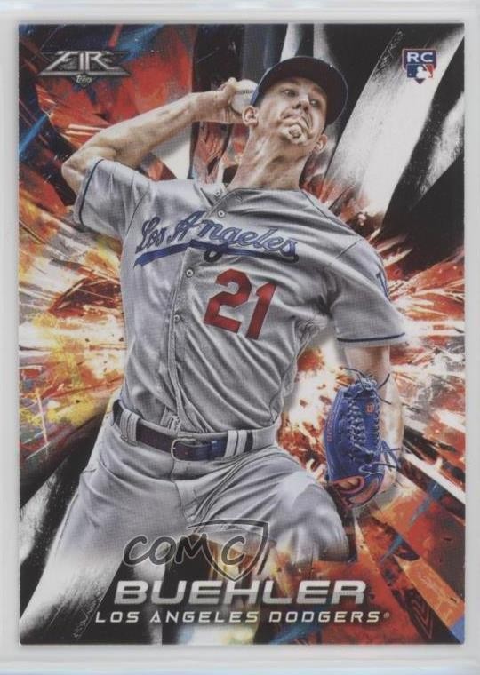 2018 Topps Fire Walker Buehler #139 h6c