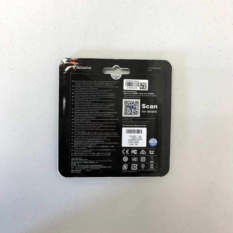 ADATA SU635 240GB 2.5" SATA SSD Solid State Drive ASU635SS-240GQ - Image 2 of 2