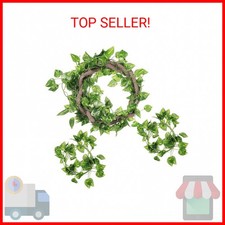 Canlierr 4 Pcs Reptile Vines, Flexible Bendable Jungle Climbing Vine Terrarium,