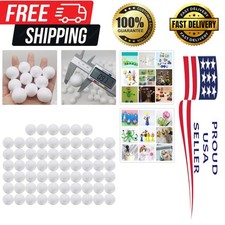 Craft Foam Balls 66-Pack - 1-Inch White Polystyrene for Versatile DIY Projects