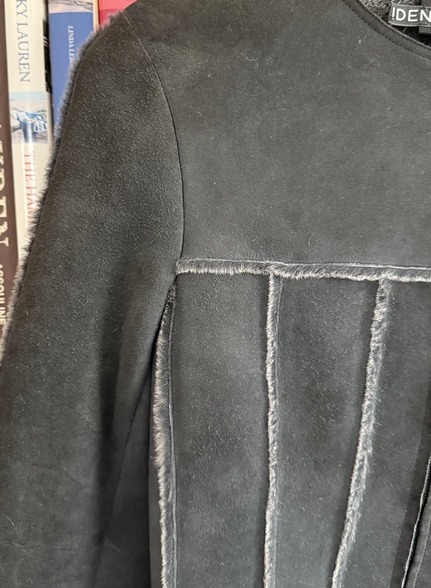 AUTENTICA Giacca Chanel Vintage Pelle di Pecora Shearling EU 38