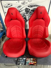 Ferrari 488gtb Spider Original Sports Carseat 87468700 87207100 Embroidered Logo Ferrari 488gtb Spider Original Sports Carseat 87468700 87207100 Embroidered Logo