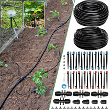 240FT Drip Irrigation System Kit, Automatic Garden Watering System for Plant, Gr