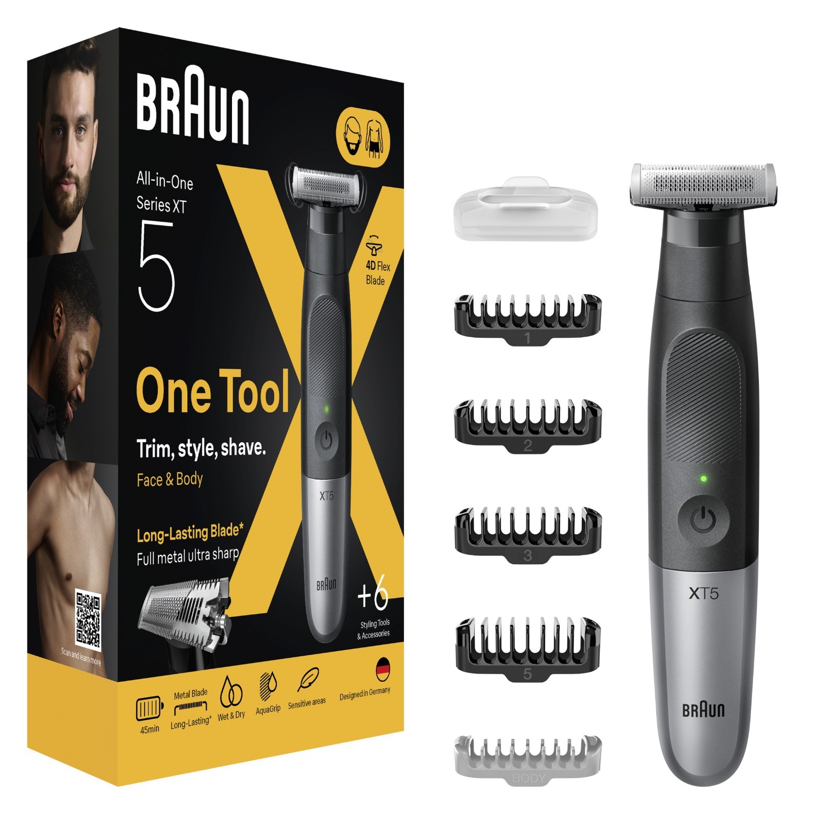 Braun Series X XT5100 Beard Trimmer & Body Shaver for Men - Image 8