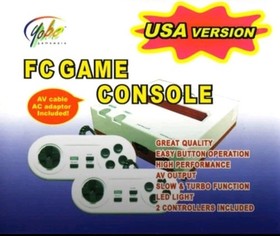 YOBO FC Game Console NINTENDO NES Game Player W/ 2 Turbo Controllers NEW