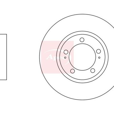 APEC Bremsscheiben DSK3067