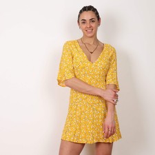 MINKPINK Yellow Dress, UK Size 10