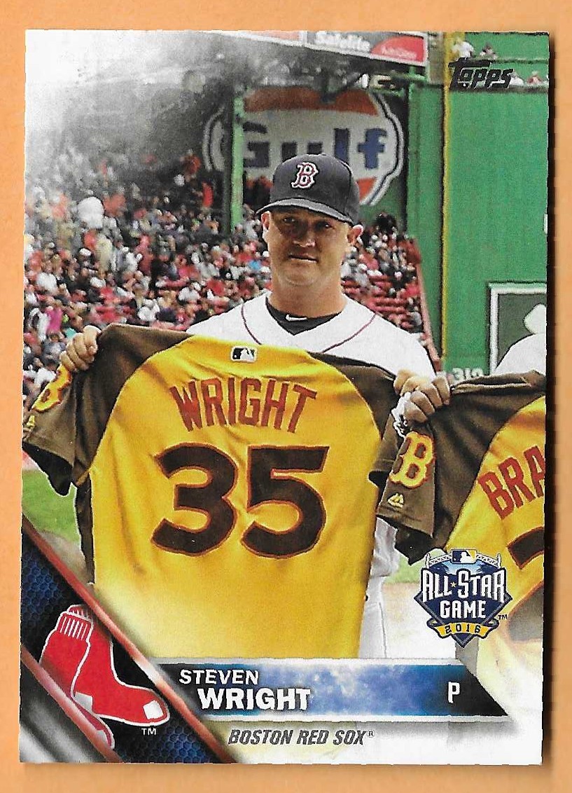 STEVEN WRIGHT BOSTON RED SOX AL ALL STAR #US113 - TOPPS UPDATE NM-MT 2016