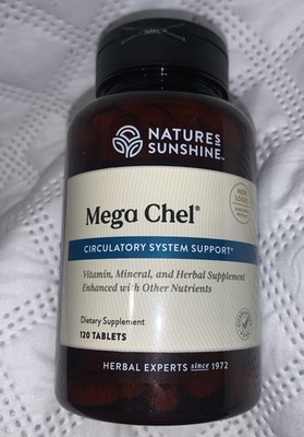 Mega-Chel, 120 Tablets, Complete Vitamin with Antioxidants,Herbs Etc. 12/2026