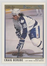 1991-92 O-Pee-Chee Premier Craig Berube #47 11fi