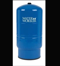 WaterWorker HT-32B Vertical Pressure Well Tank, 32-Gallon Capacity, Blue