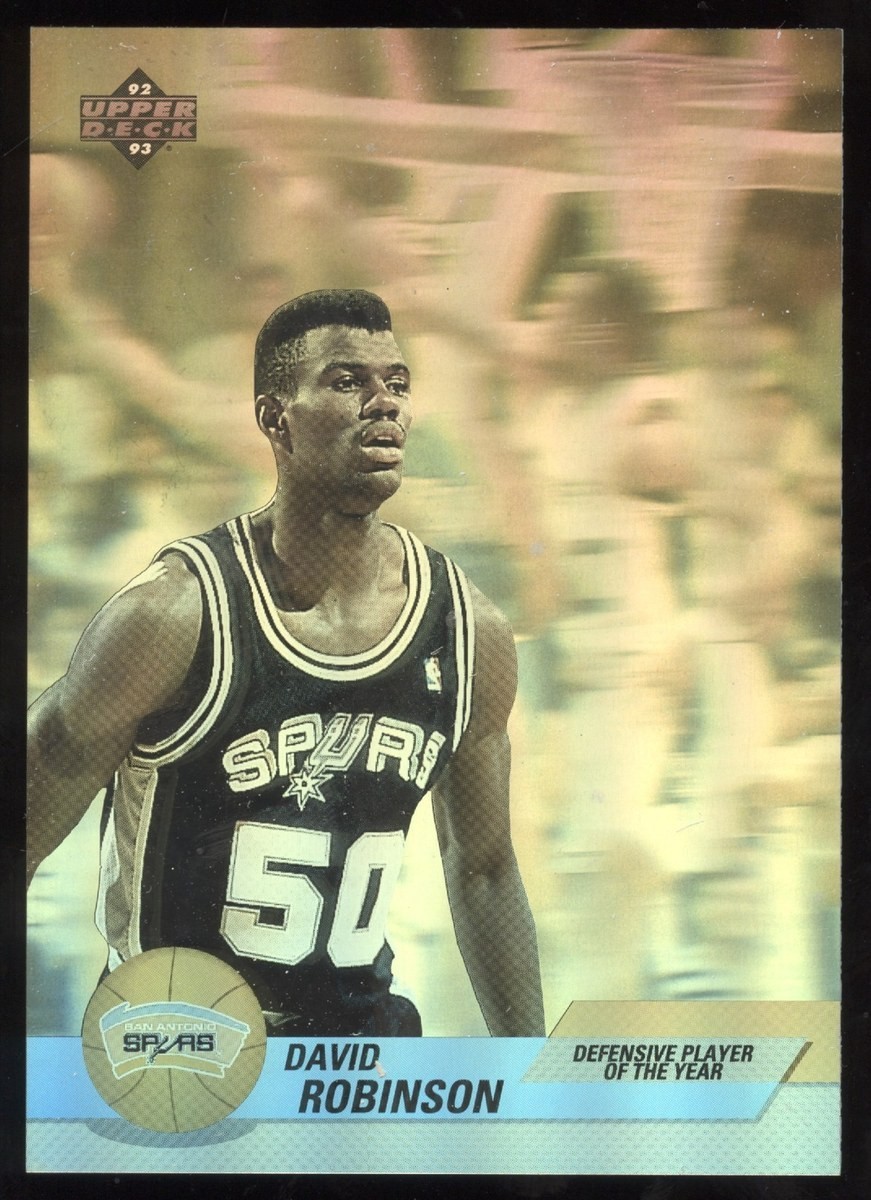 1991-92 Upper Deck David Robinson Award Winner Hologram #AW7 San Antonio Spurs