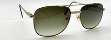 Vintage Mainstreet MS-859 Tortoise Gold Pilot Metal Sunglasses W/ NEW LENSES 