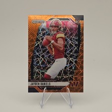 Panini 2024 Prizm Jayden Daniels #347 Washington Commanders Rookie NFL Card. rookie card picture